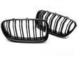 Glanz schwarzes Doppelsteg Kühlergrill Set für BMW F10 F11 2010-2016 Tuning Zubehör