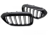 Glanz schwarzer Sport Frontgrill Doppelsteg Nieren für BMW 5er G30 G31 Tuning