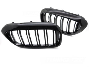 Glanz schwarzer Sport Frontgrill Doppelsteg Nieren für BMW 5er G30 G31 Tuning