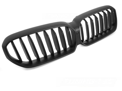 Frontgrill Schwarz für BMW G30 G31 LCI 2020-2023 Nieren Sport für Kamera