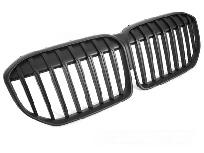 Frontgrill Kühlergrill für BMW 7er G11 G12 LCI 2019-2022 schwarz Glanz