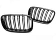 Schwarzer Doppelsteg Kühlergrill für BMW X5 E70 X6 E71, Tuning Zubehör