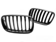 Sport Frontgrill Niere schwarz Glanz für BMW X5 E70 X6 E71 Tuning Zubehör