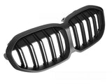 Sport Kühlergrill Doppelsteg BMW 1er F40 2019-2024 Schwarz Glanz Front Grill