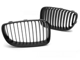 Schwarzes Kühlergrill Set für BMW 1er E81 E82 E87 E88 2007-2013 Tuning Zubehör