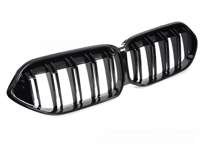 Sport Kühlergrill Set für BMW F44 Gran Coupe 2019-2024 Nieren Doppelsteg Schwarz
