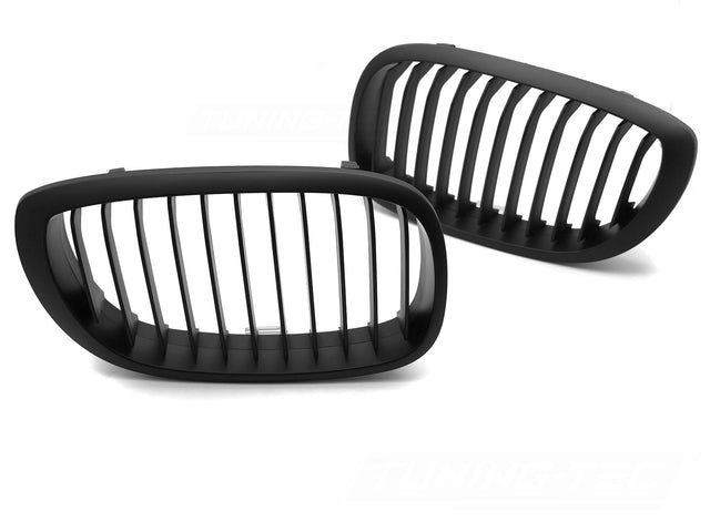 Schwarzer Frontgrill Nieren Kühlergrill Set für BMW E46 Limo Touring 2001-2005