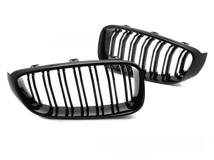 Sport Frontgrill Doppelsteg für BMW F34 Gran Turismo 2013-2017 schwarz Glanz