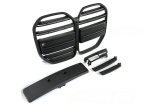 Sport Kühlergrill für BMW G22 G23 2020- Schwarz Glanz PDC Kamera