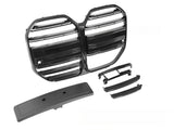 Sport Kühlergrill BMW G26 Gran Coupe Glanz Schwarz mit Kamera Halterung