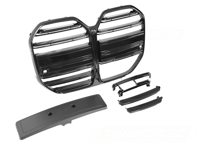 Sport Kühlergrill BMW G26 Gran Coupe Glanz Schwarz mit Kamera Halterung