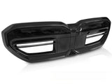 Sport Kühlergrill schwarz Glanz mit LED für BMW 5er G60 G61 2023- Kamera