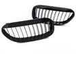 Sport Kühlergrill Set für BMW E63 E64 Nieren Glanz Schwarz, KFZ-Zubehör