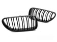 Sport Kühlergrill Doppelsteg für BMW 6er F12 F13 Nieren Schwarz Glanz