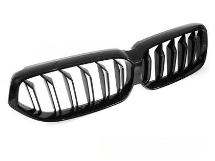 Sport Kühlergrill Doppelsteg Schwarz Glanz für BMW 6er G32 LCI 2020-2023