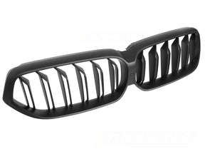 Sport Kühlergrill Doppelsteg schwarz für BMW G32 LCI 2020-2023 mit Kameraaufnahme
