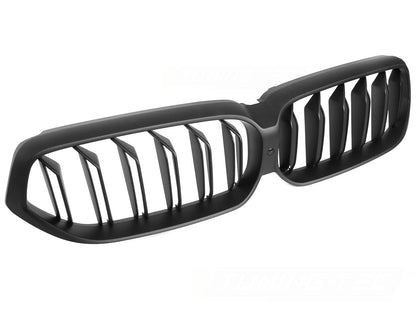 Sport Kühlergrill Doppelsteg für BMW G32 LCI 2020-2023 schwarz für Kamera