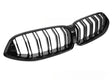 Sport Kühlergrill Nieren schwarz Glanz für BMW G14 G15 2018-2022 Doppelsteg