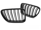 Sport Kühlergrill Doppelsteg schwarz für BMW X1 E84 2009-2014 Front Nieren