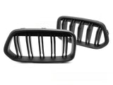 Sport Kühlergrill Doppelsteg schwarz Glanz für BMW X2 F39 2018-2023 Nierengrill