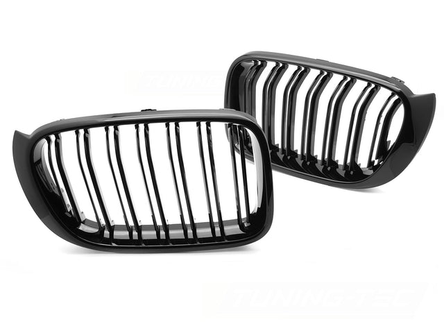 Sport Kühlergrill Set schwarz für BMW X3 F25 LCI und X4 F26, Tuning Zubehör