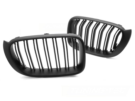 Schwarzes Kühlergrill Nieren Set für BMW X3 F25 X4 F26 Tuning Zubehör