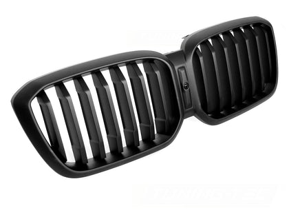 Sport Kühlergrill für BMW X3 G01 LCI X4 G02 LCI 2021-2025 Schwarz für Kamera