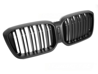 Sport Kühlergrill Frontgrill für BMW X3 G01 LCI / X4 G02 LCI 2021-2025 Schwarz