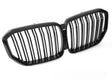 Glanzschwarzer Doppelsteg Kühlergrill Nieren Set für BMW X5 G05 2019-2022 Tuning