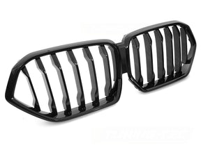 Sport Frontgrill schwarz Glanz für BMW X6 G06 Nieren Kühlergrill Tuning Zubehör