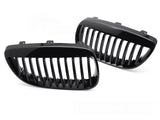 Glanzschwarzes Sport Kühlergrill Set für BMW 3er E92 E93 Nieren Tuning Zubehör