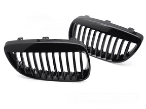 Glanzschwarzes Sport Kühlergrill Set für BMW 3er E92 E93 Nieren Tuning Zubehör