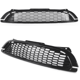 Frontgrill Kühlergrill für MINI Cooper R55 R56 R57 2006-2009 schwarz Glanz