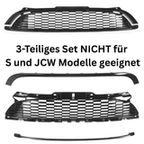 Frontgrill Kühlergrill für MINI Cooper R55 R56 R57 2006-2009 schwarz Glanz