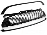 Glanzschwarzer Kühlergrill für MINI Cooper R56 R57 R55 2010-2014, Tuning Zubehör