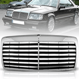 Sportgrill Frontgrill chrom für Mercedes W124 E-Klasse 01.1985-04.1993 - CR Tuning