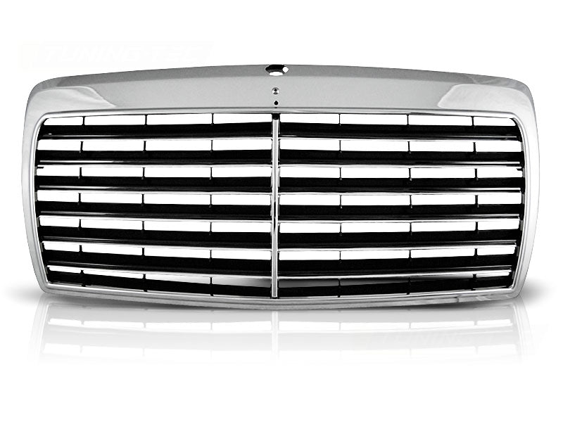Sportgrill Frontgrill chrom für Mercedes W124 E-Klasse 01.1985-04.1993 - CR Tuning