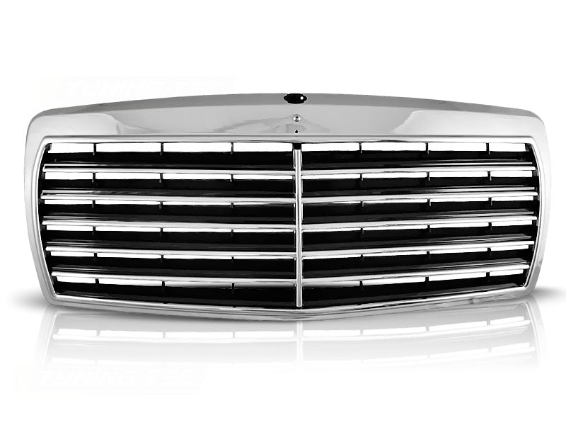 Sportgrill Frontgrill für Mercedes W201 190 12.1982-05.1993 chrom schwarz