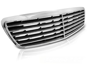 Frontgrill Kühlergrill Chrom für Mercedes E-Klasse W211 2002-2006 - CR Tuning