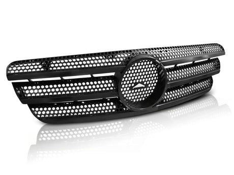 Sport Kühlergrill schwarz für Mercedes W163 1998-2005 Front Grill Optik - CR Tuning
