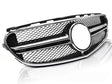 Sport Kühlergrill Schwarz Chrom für Mercedes W212 2013-2016 Frontgrill