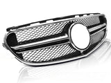 Sport Kühlergrill Schwarz Chrom für Mercedes W212 2013-2016 Frontgrill