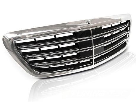 Sport Kühlergrill für Mercedes W222 2013-2018 Frontgrill Chrom Optik - CR Tuning