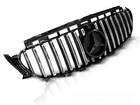 Sport Grill für Mercedes W213 2016-2019 schwarz chrom Frontkühlergrill - CR Tuning