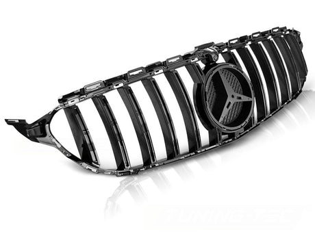 Sport Kühlergrill schwarz Glanz für Mercedes W205 2014-2018 - CR Tuning