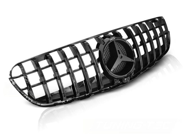 Sport Grill Glossy Schwarz für Mercedes GLC W253 2015-2018 Kühlergrill - CR Tuning
