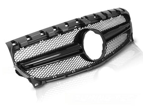 Sport Kühlergrill Glanz Schwarz für Mercedes CLA W117 2013-2019 Front Grill - CR Tuning
