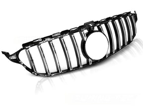 Sport Kühlergrill für Mercedes C-Klasse W205 2018- schwarz chrom - CR Tuning