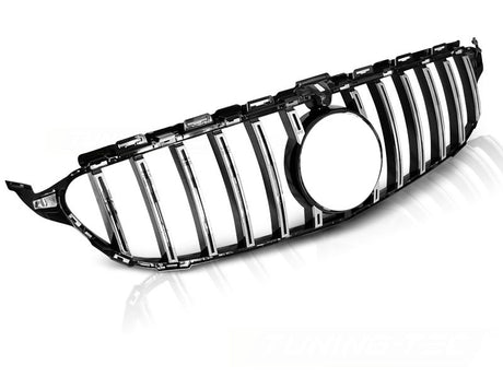 Sport Kühlergrill für Mercedes C-Klasse W205 2018- schwarz chrom - CR Tuning