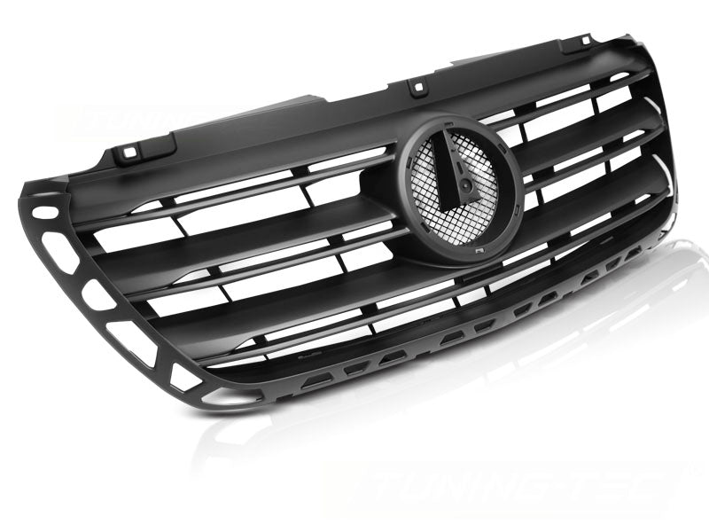 Sport Kühlergrill schwarz Glanz für Mercedes Sprinter W907 2018- - CR Tuning